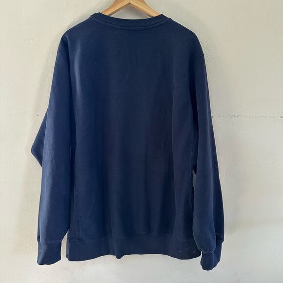 VTG Pro‎ Weave Skaneateles New York Pullover Crewneck Sweater Blue Size Large - Picture 6 of 10